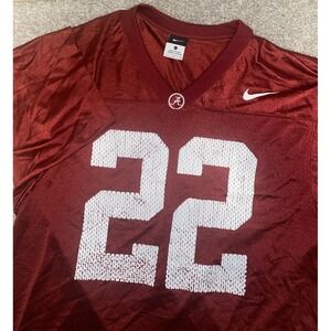 VTG Nike Gray Tag Alabama Crimson Tide Jersey #22 Faded NCAA College Football‎